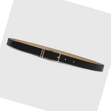 Ceintures Ecco FORMAL METAL KEEPER Femme Noir | FR 401WNB